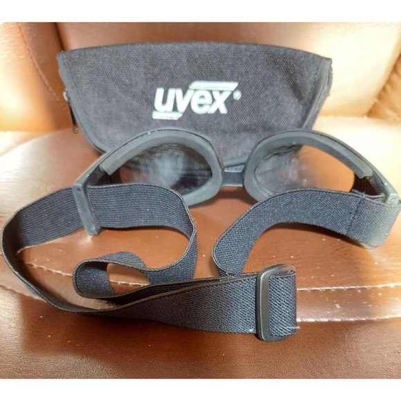 UVEX 9954.500 Black Zipper Spectacles Protective Case & Black Goggles Adjustable - Picture 5 of 9